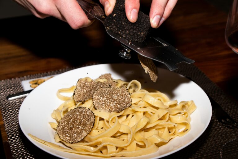 Pasta met zwarte truffel